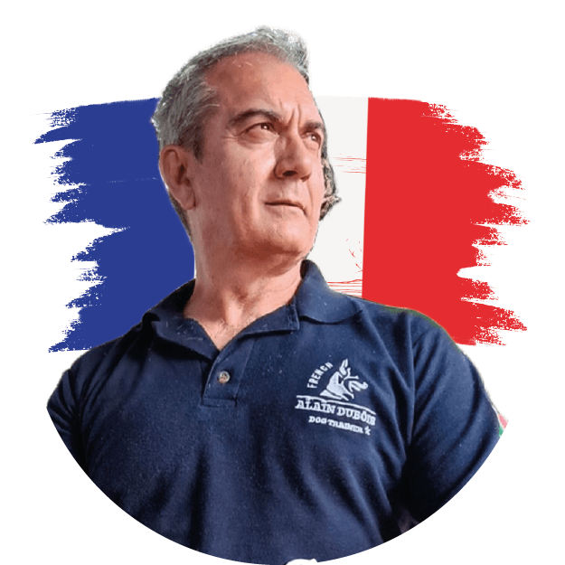 Alain Dubois entrenador canino en CDMX y Estado de Mexico